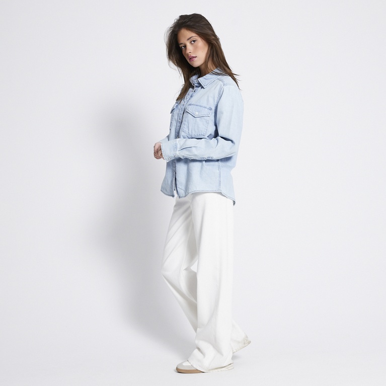 Denim shirt "Dallas" Wash Lt